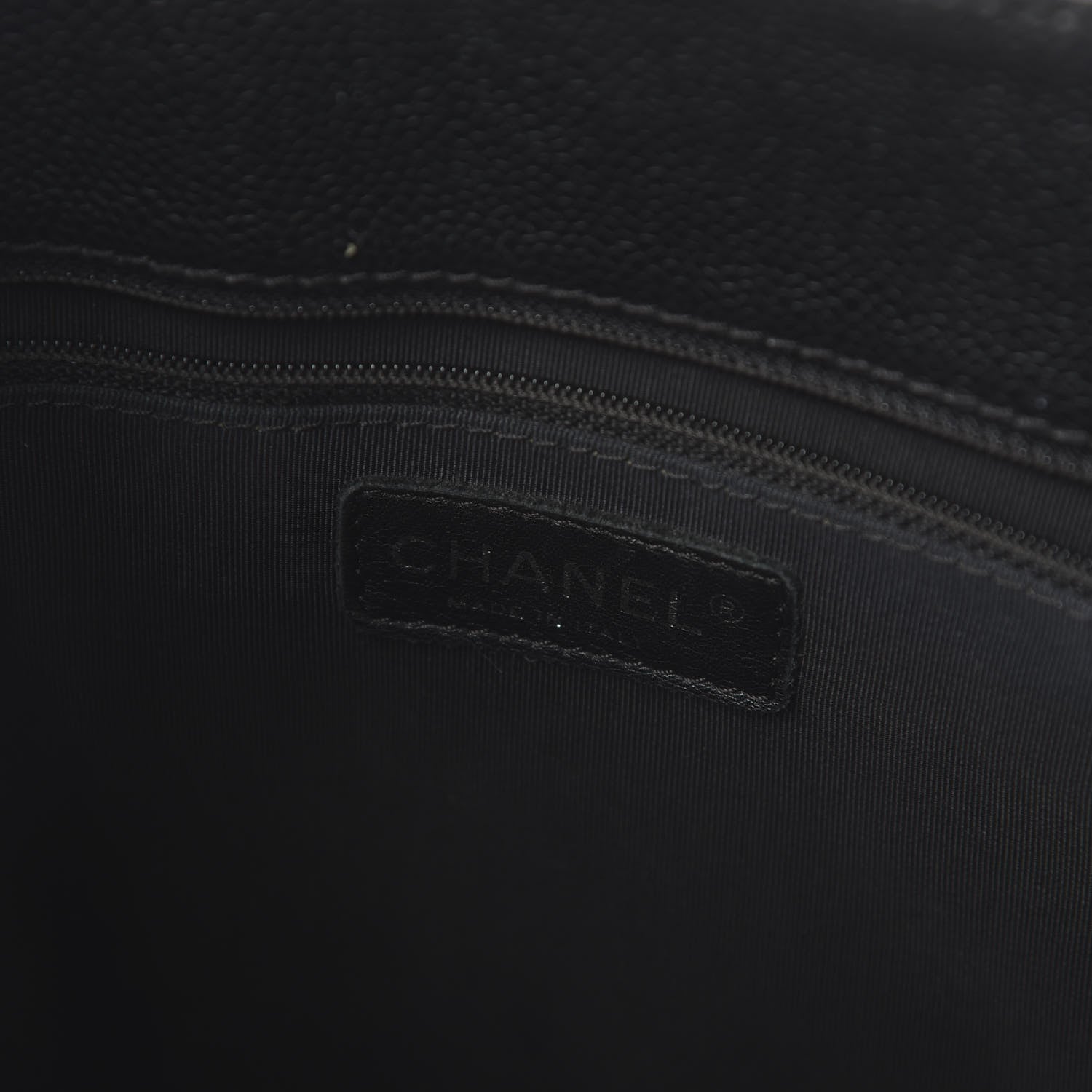 Chanel Caviar Quilted Grand Shopping Tote GST Black 8 of 11