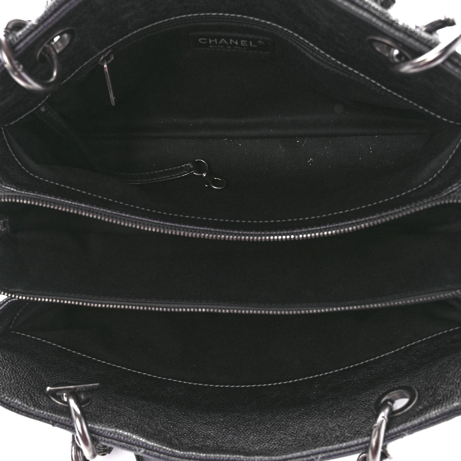 Chanel Iridescent Caviar Quilted Chic Shopping Tote 5 of 11
