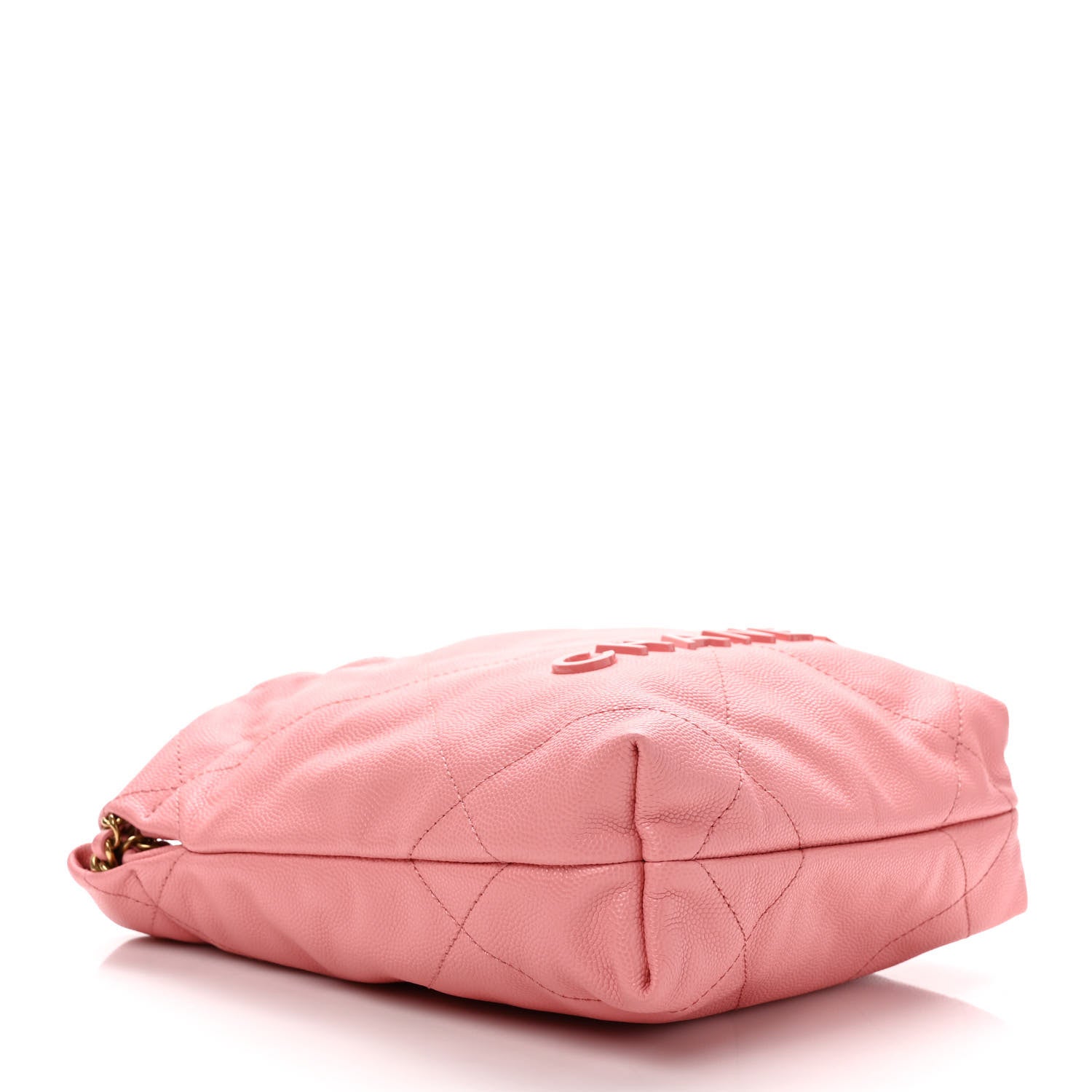 Chanel Shiny Caviar Quilted Mini Chanel 22 Coral 4 of 10