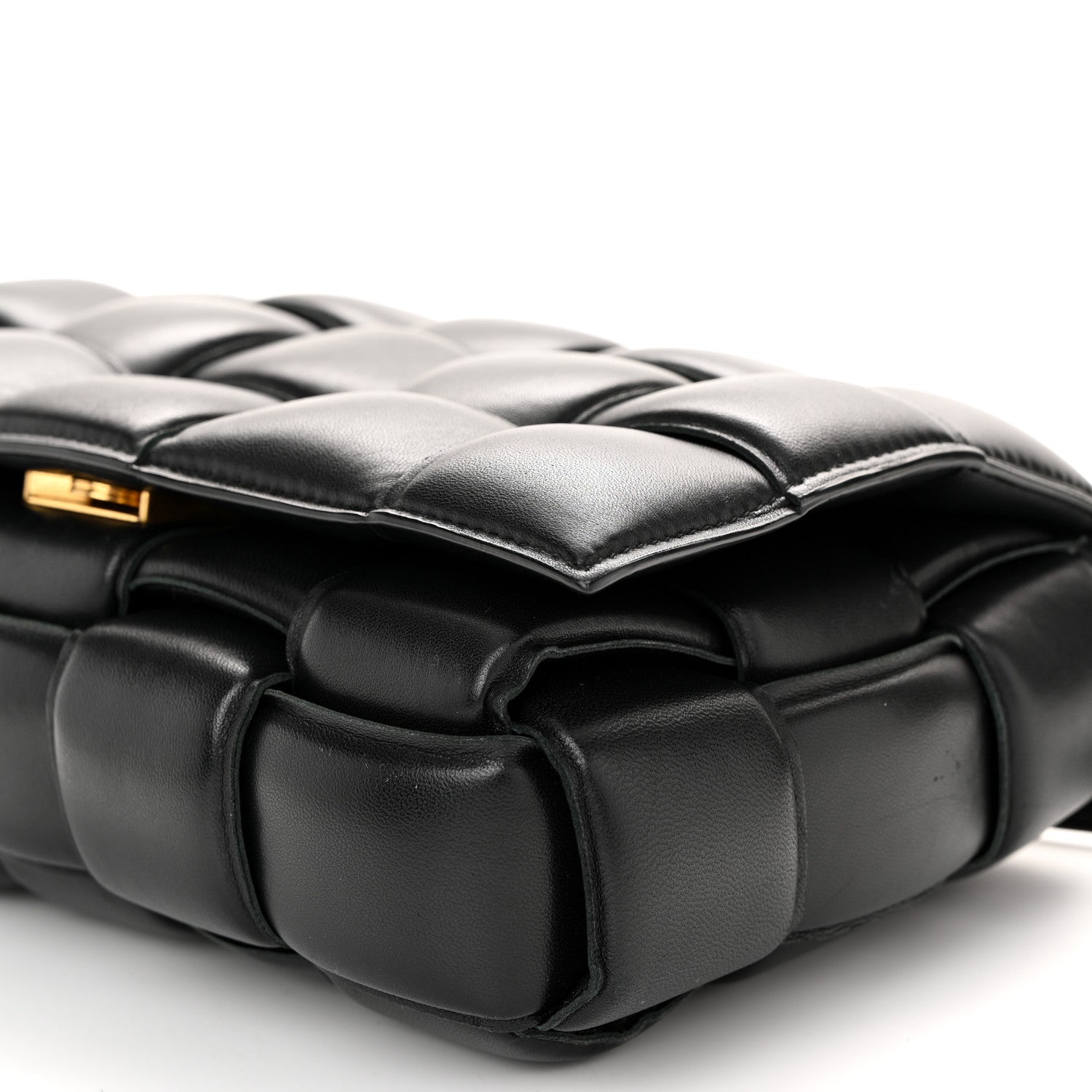 Bottega Veneta Nappa Maxi Intreccio Padded Cassette Crossbody Bag Black 10 of 12