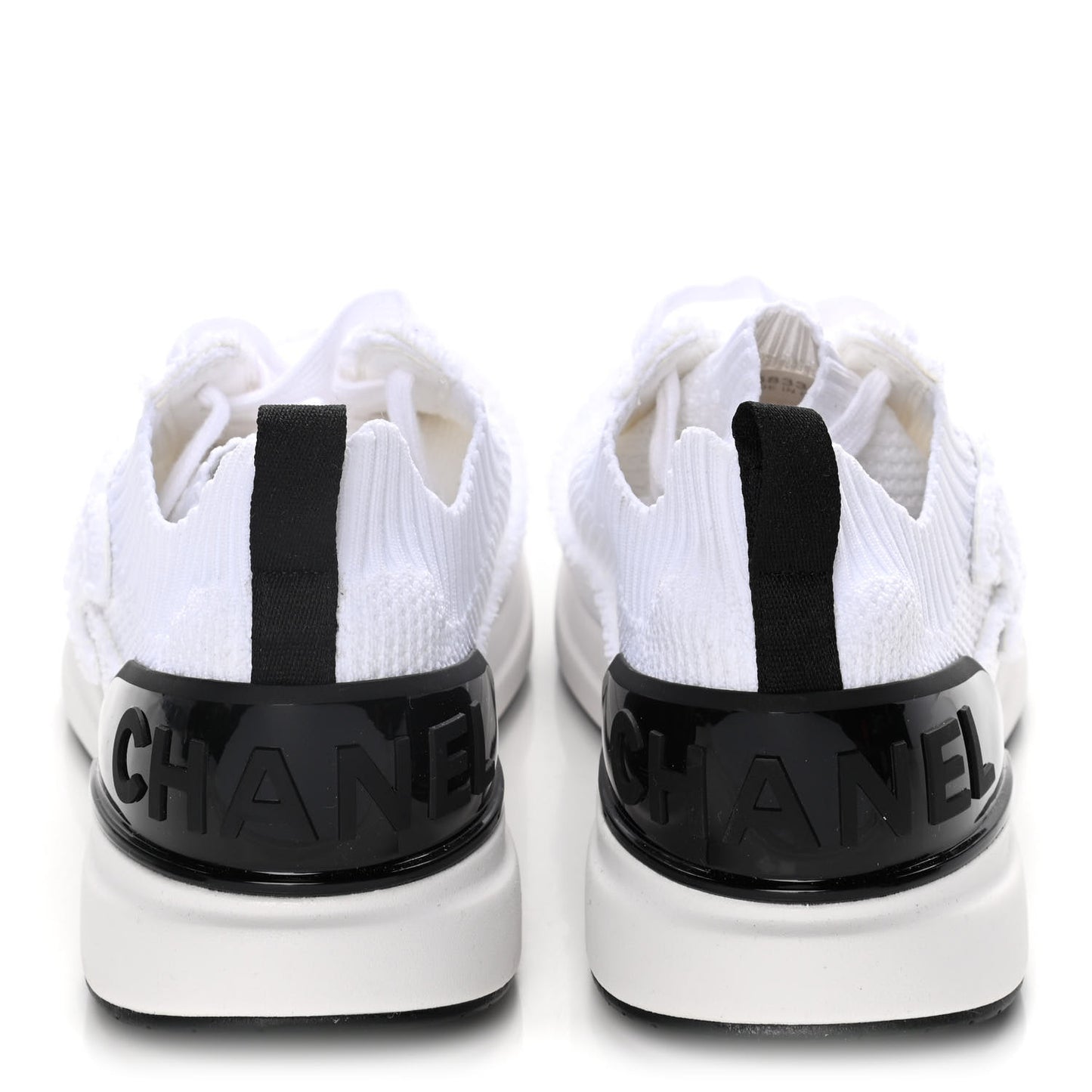 Fabric Logo Sneakers 39 White