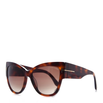 Tom Ford Acetate Anoushka Cat Eye Sunglasses TF371 Tortoise Shell 1 of 8