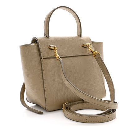 Celine Grained Calfskin Pico Belt Bag Light Taupe 3 of 11