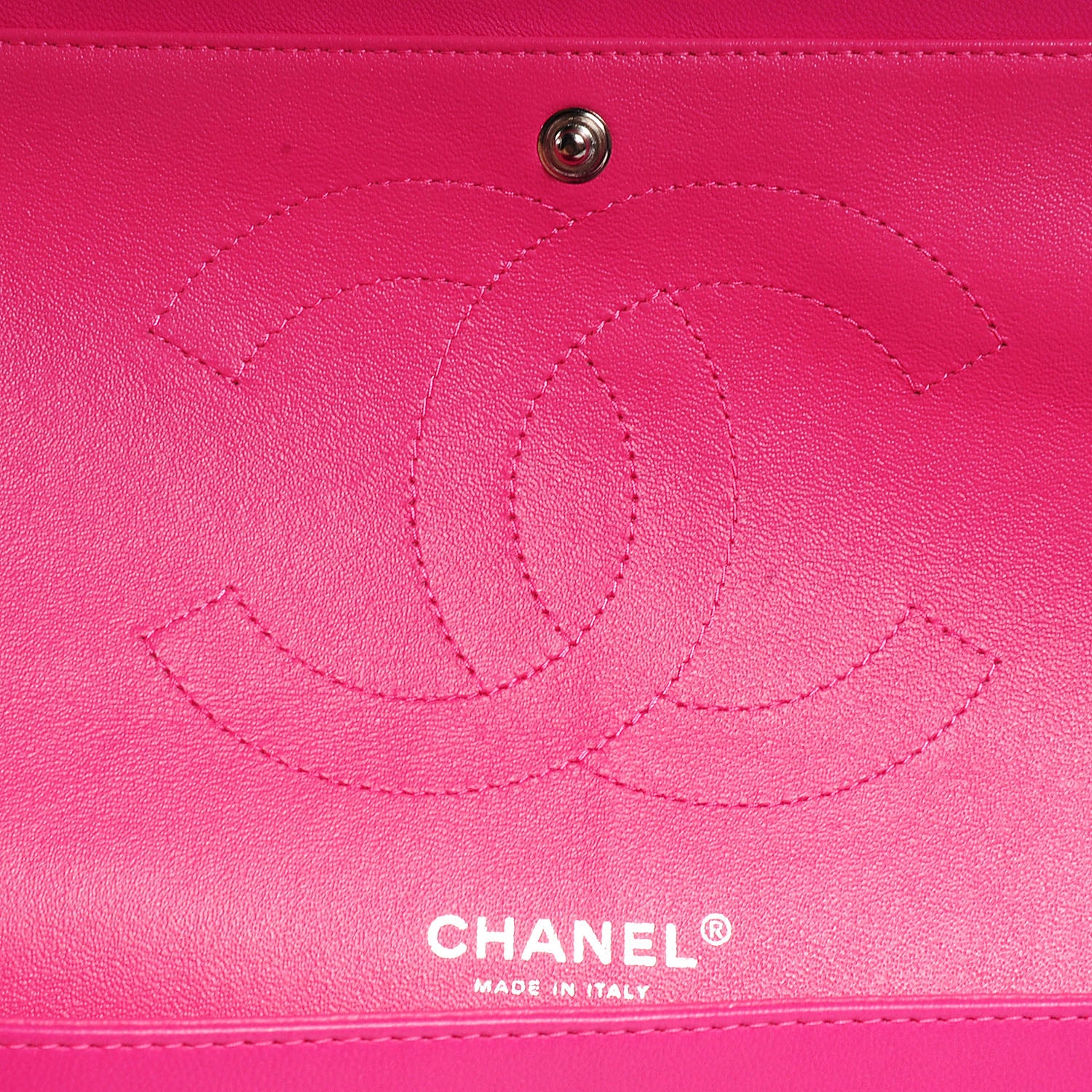 Chanel Patent Jumbo Double Flap Hot Pink 7 of 11