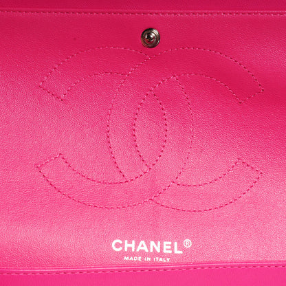 Chanel Patent Jumbo Double Flap Hot Pink 7 of 11