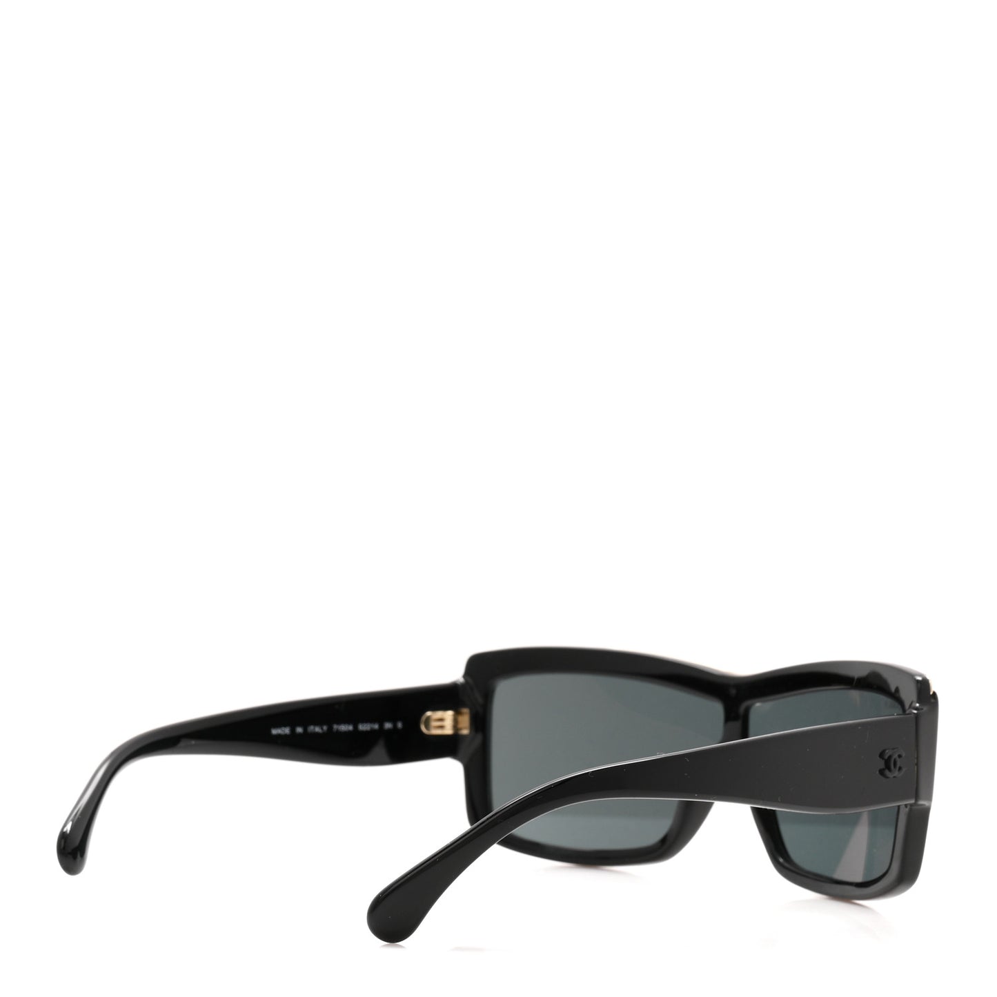 Acetate Shield Sunglasses 71504 Black