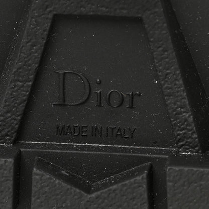 Christian Dior Calfskin Rubber Dioriron Boots 38.5 Black 7 of 8