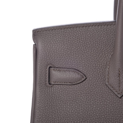 Hermes Togo Birkin 30 Etain 30 of 35