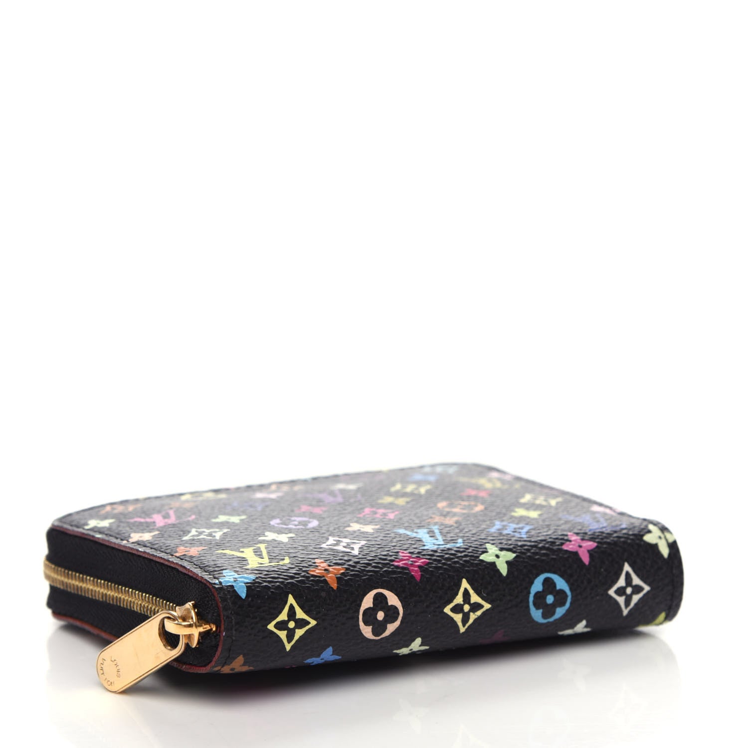 Louis Vuitton Monogram Multicolor Zippy Coin Purse Black Grenade 4 of 8