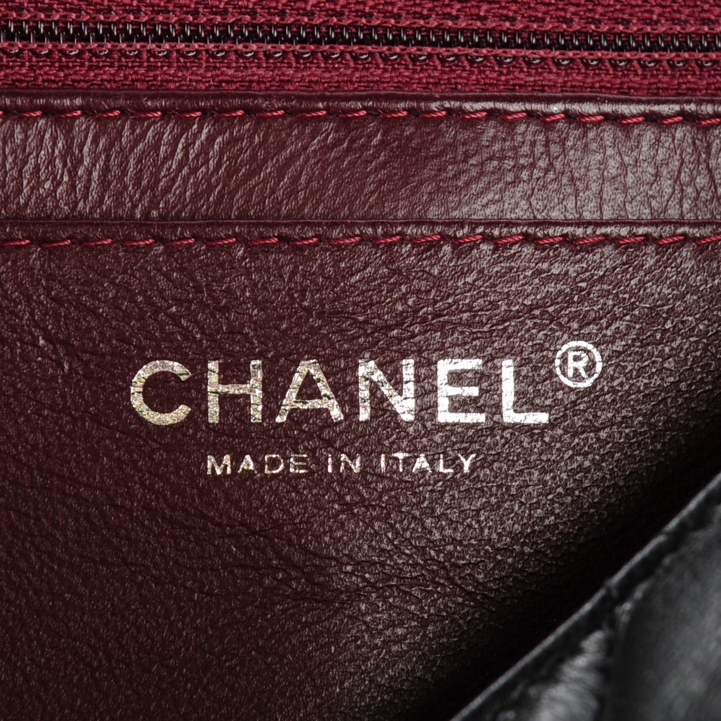 Lambskin Quilted Jumbo Single Flap Black