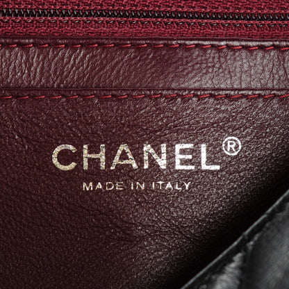 Chanel Lambskin Quilted Jumbo Single Flap Black 8 of 9