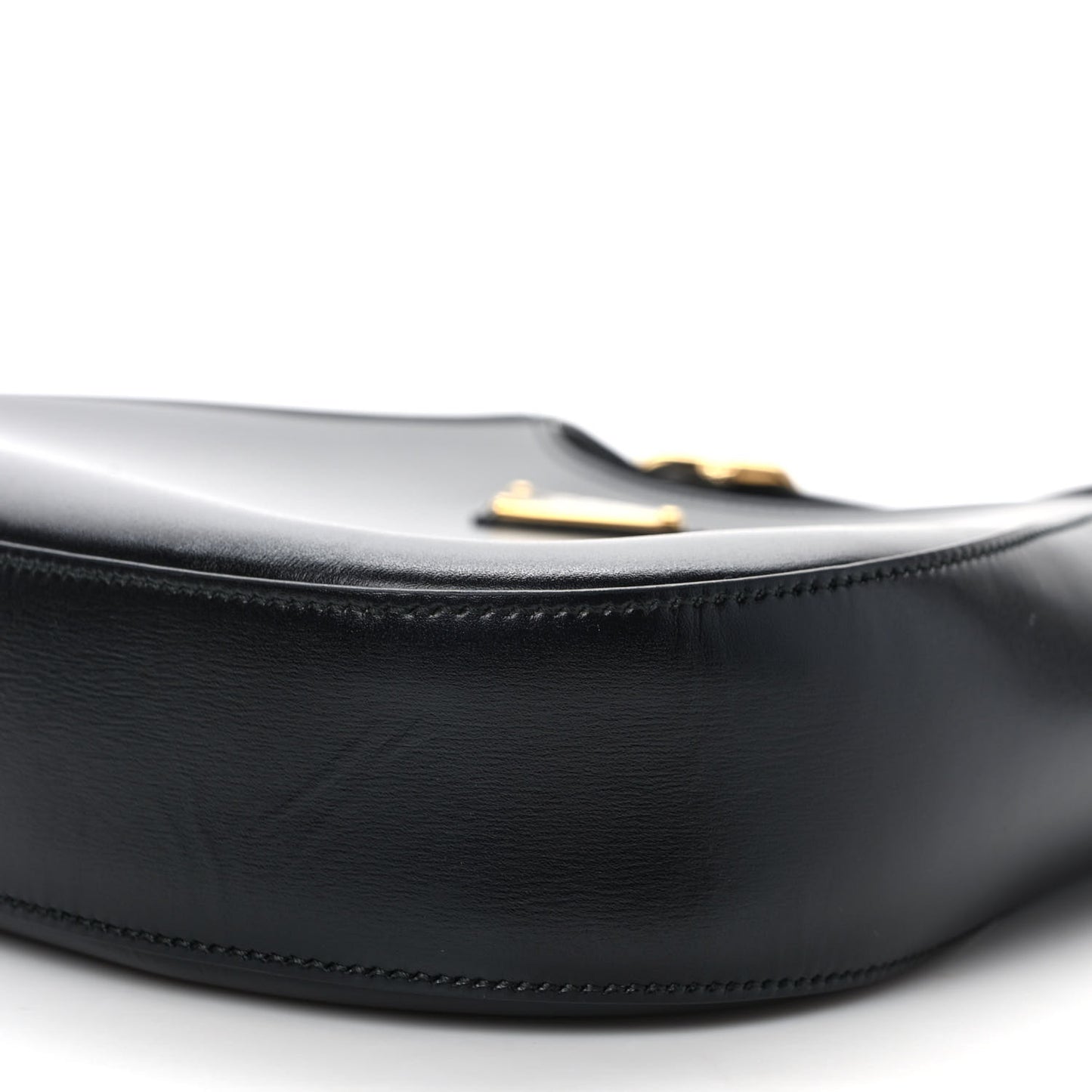 Box Calfskin Shoulder Bag Black