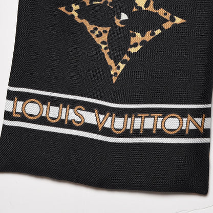 Louis Vuitton Silk Monogram Giant Jungle Bandeau Black 3 of 4