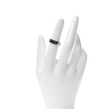 Cartier 18K White Gold 5.5mm LOVE Ring 51 5.75 2 of 4