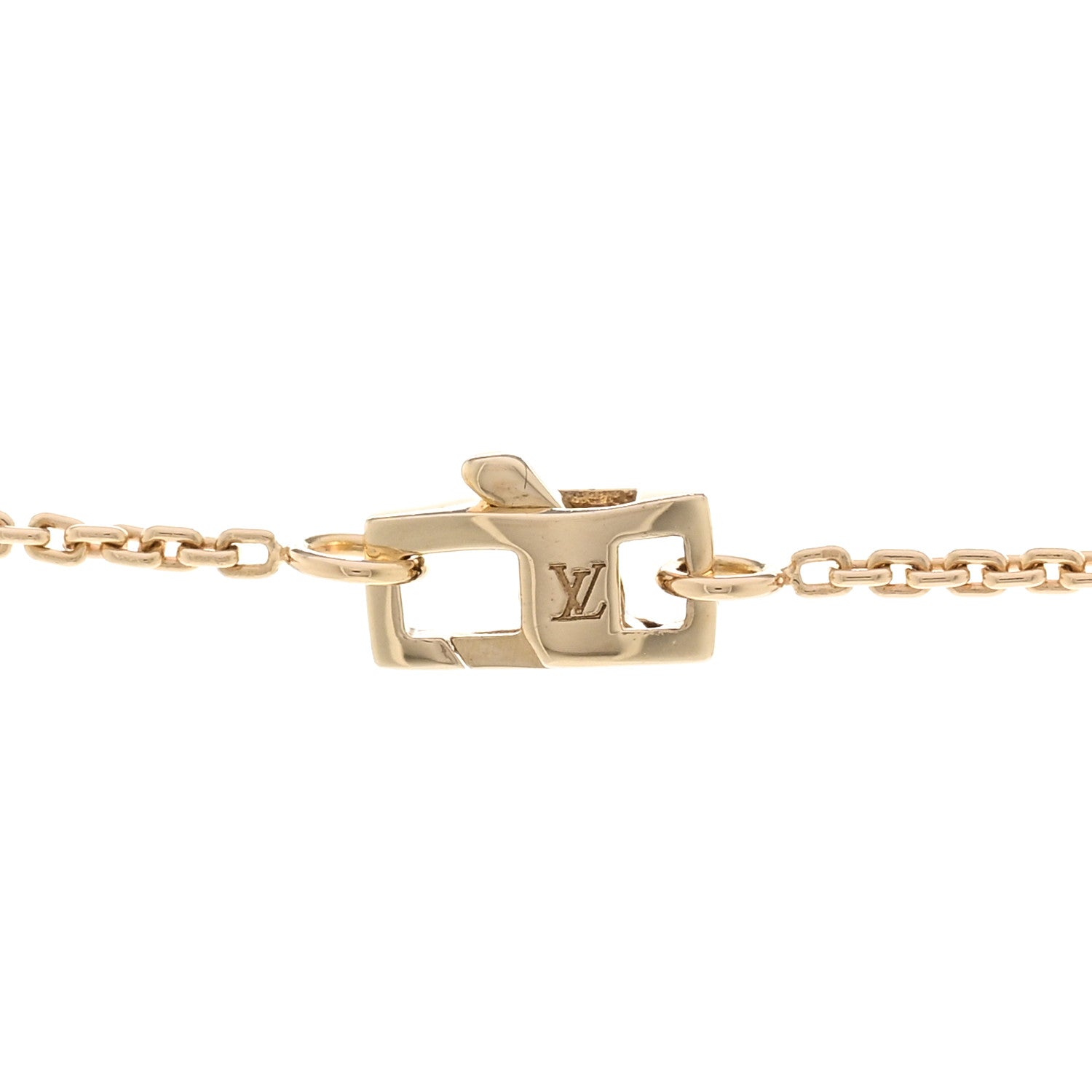 Louis Vuitton 18K Yellow White Rose Gold Diamond Idylle Blossom Station Necklace 4 of 5