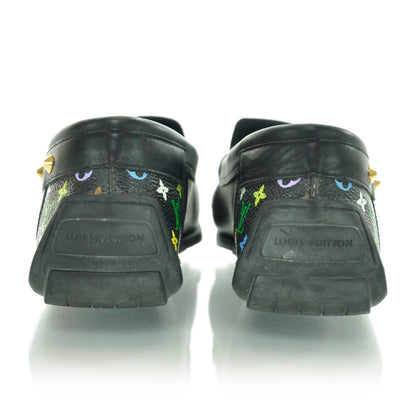 Louis Vuitton Monogram Multicolor Black Loafers 35 3 of 8