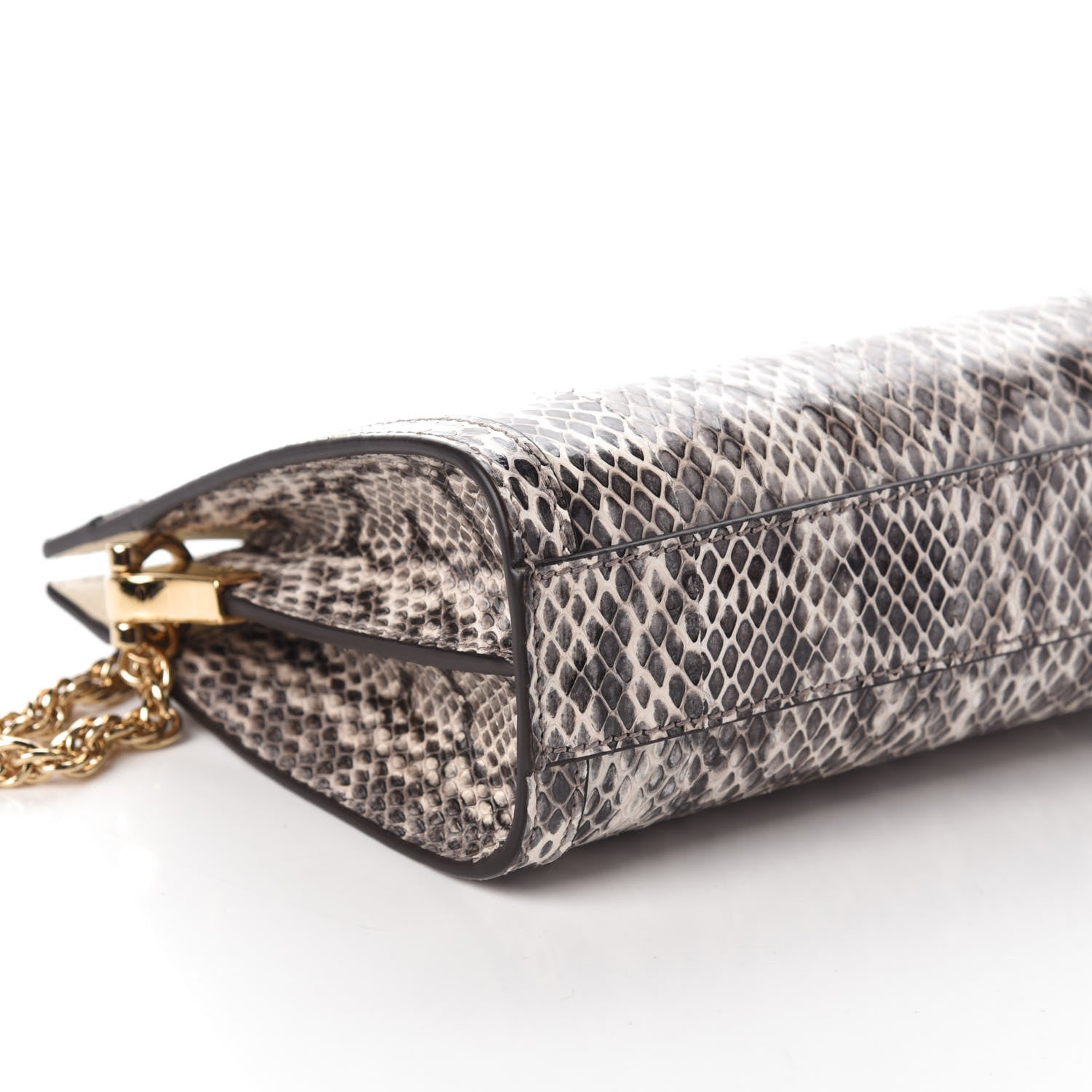Gucci Snakeskin GG Small Ophidia Chain Shoulder Bag Roccia 7 of 8