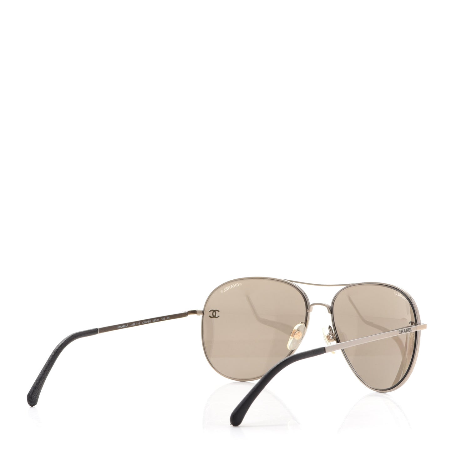 Metal Aviator CC Sunglasses 4189-T-Q Gold