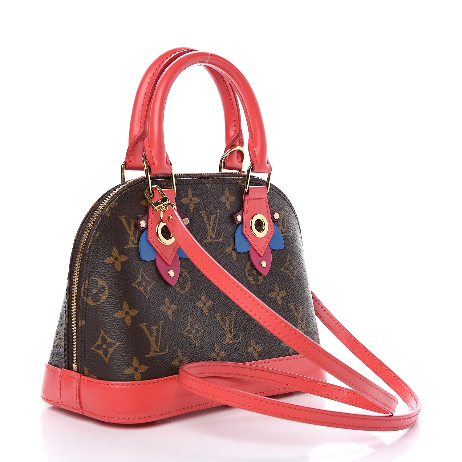 Louis Vuitton Monogram Totem Alma BB Flamingo 2 of 10
