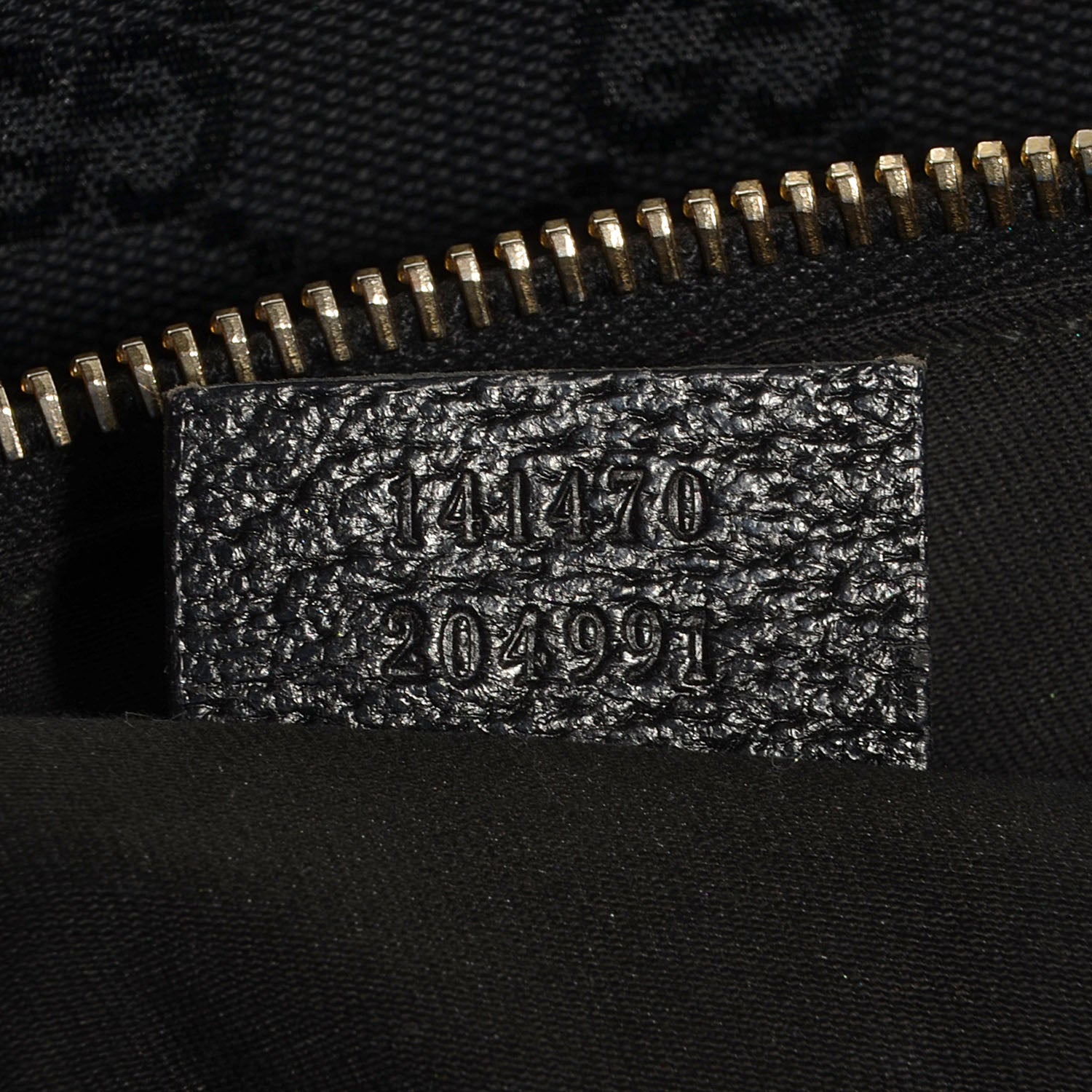 Gucci Monogram Medium Abbey Shoulder Bag Black 7 of 7