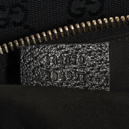 Gucci Monogram Medium Abbey Shoulder Bag Black 7 of 7