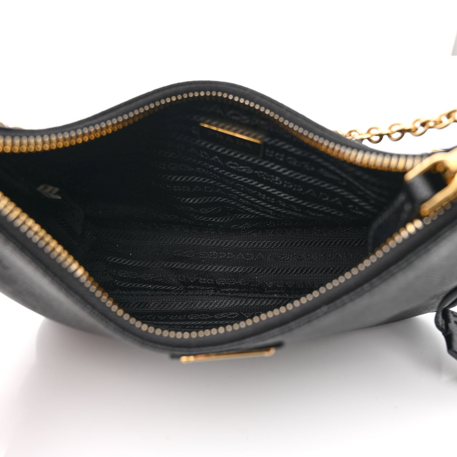 Prada Saffiano Lux Re-Edition 2005 Shoulder Bag Black 5 of 14