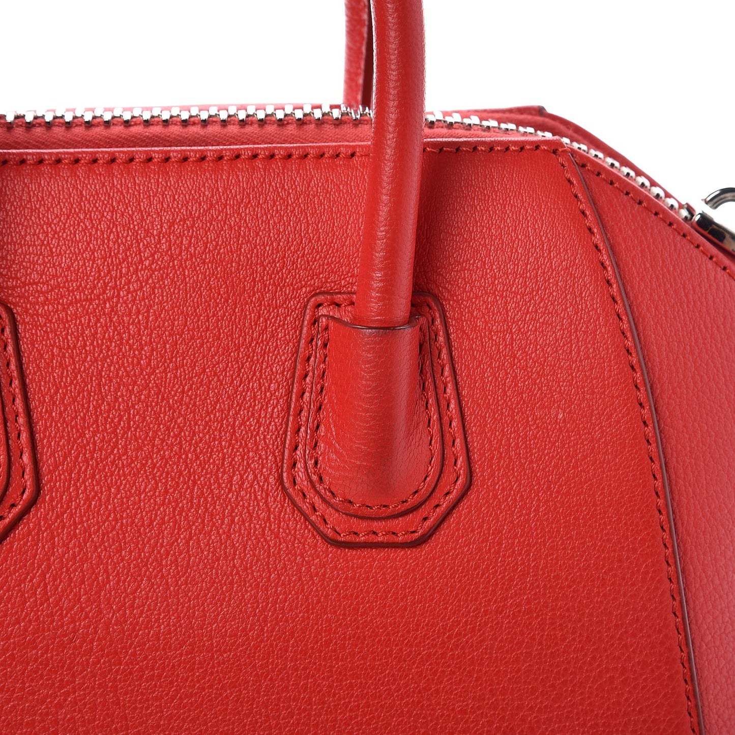 Sugar Goatskin Mini Antigona Red