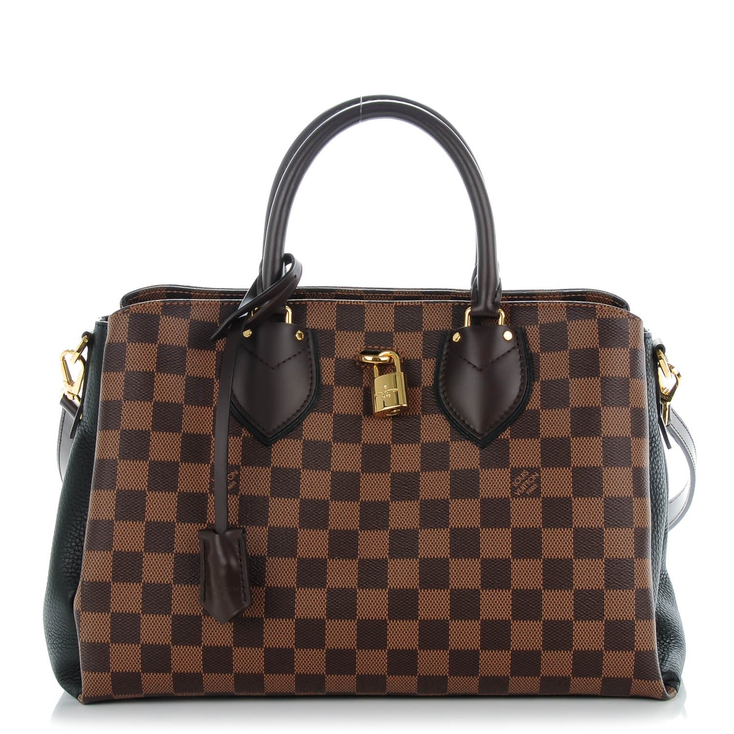 Louis Vuitton Cuir Taurillon Damier Ebene Normandy Black 1 of 8