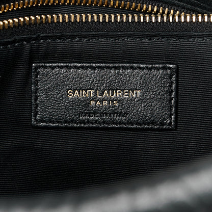 Saint Laurent Grained Lambskin Large Calypso Black 7 of 12