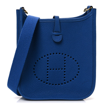 Hermes Taurillon Maurice Evelyne TPM Bleu France 1 of 10