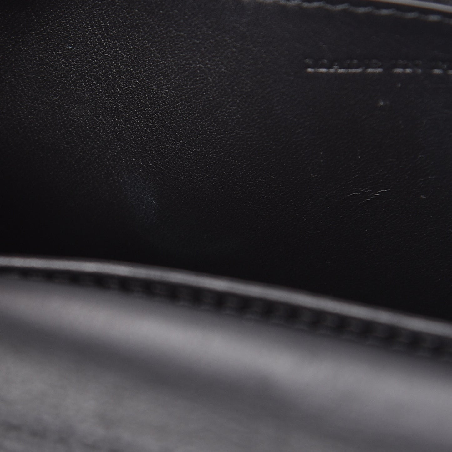 Derby Calfskin House Check Wallet On Chain Black
