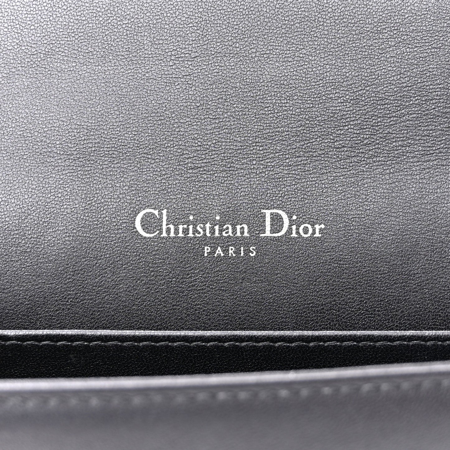 Lambskin Cannage Lady Dior Pouch Black