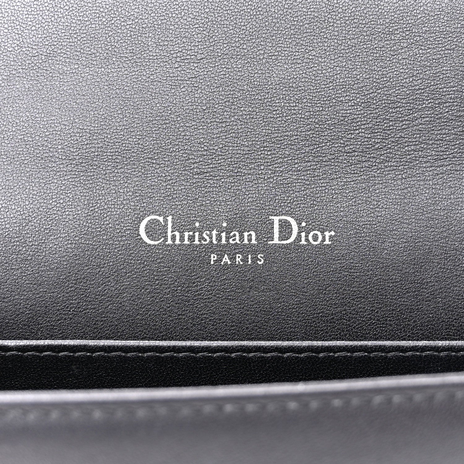Christian Dior Lambskin Cannage Lady Dior Pouch Black 8 of 20
