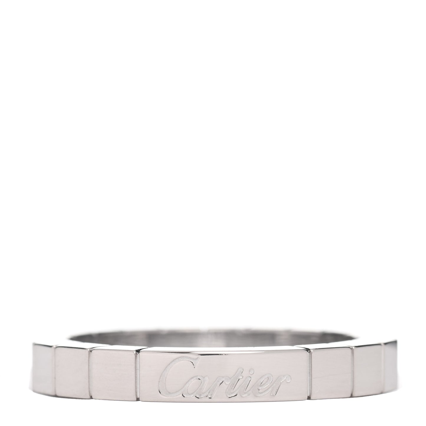 18K White Gold Lanieres Ring 54 6.75