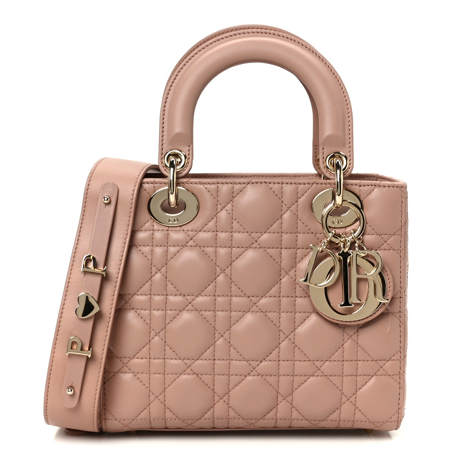 Christian Dior Lambskin Cannage Small My ABCDior Lady Dior Fard 1 of 11