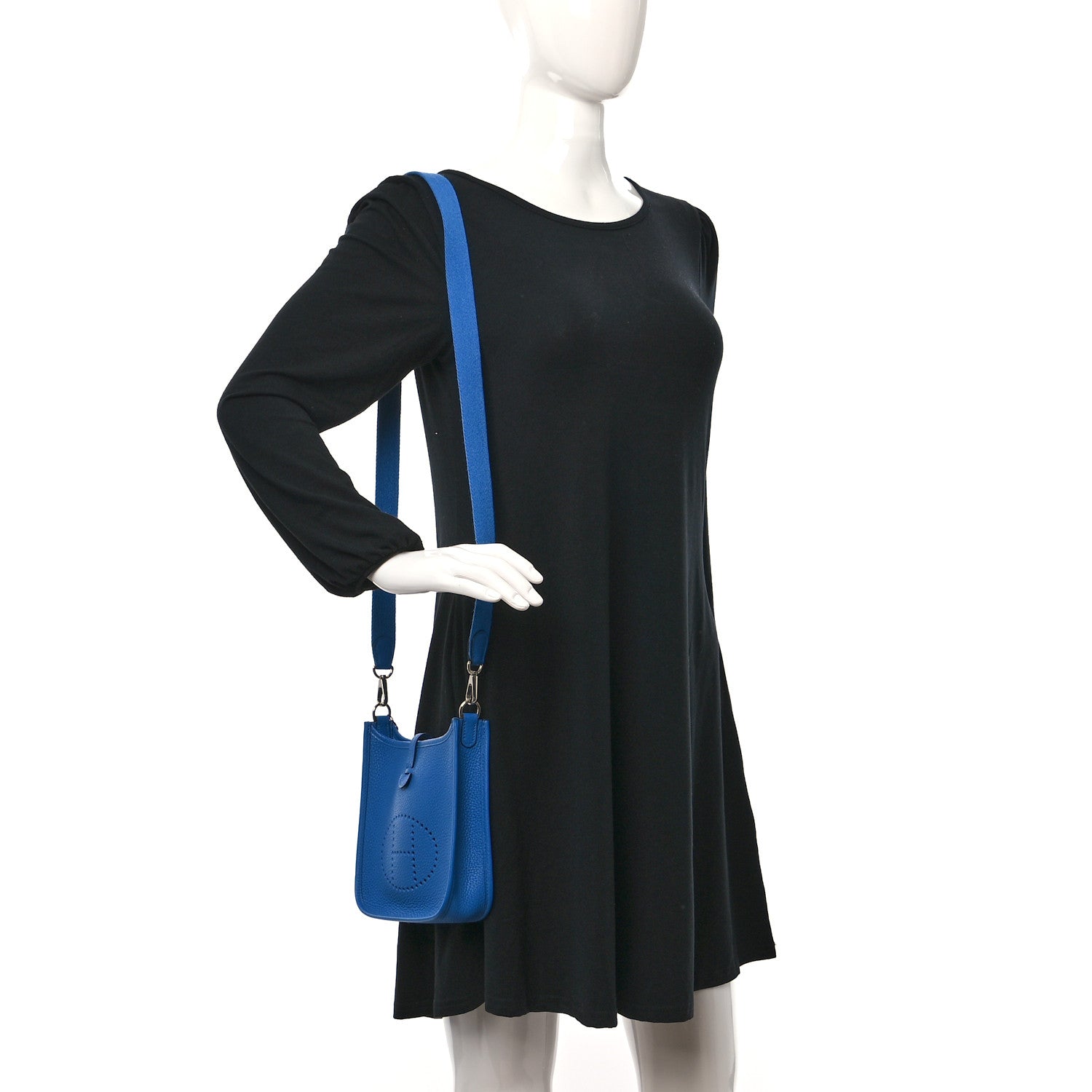 Hermes Taurillon Clemence Evelyne TPM Bleu France 2 of 10