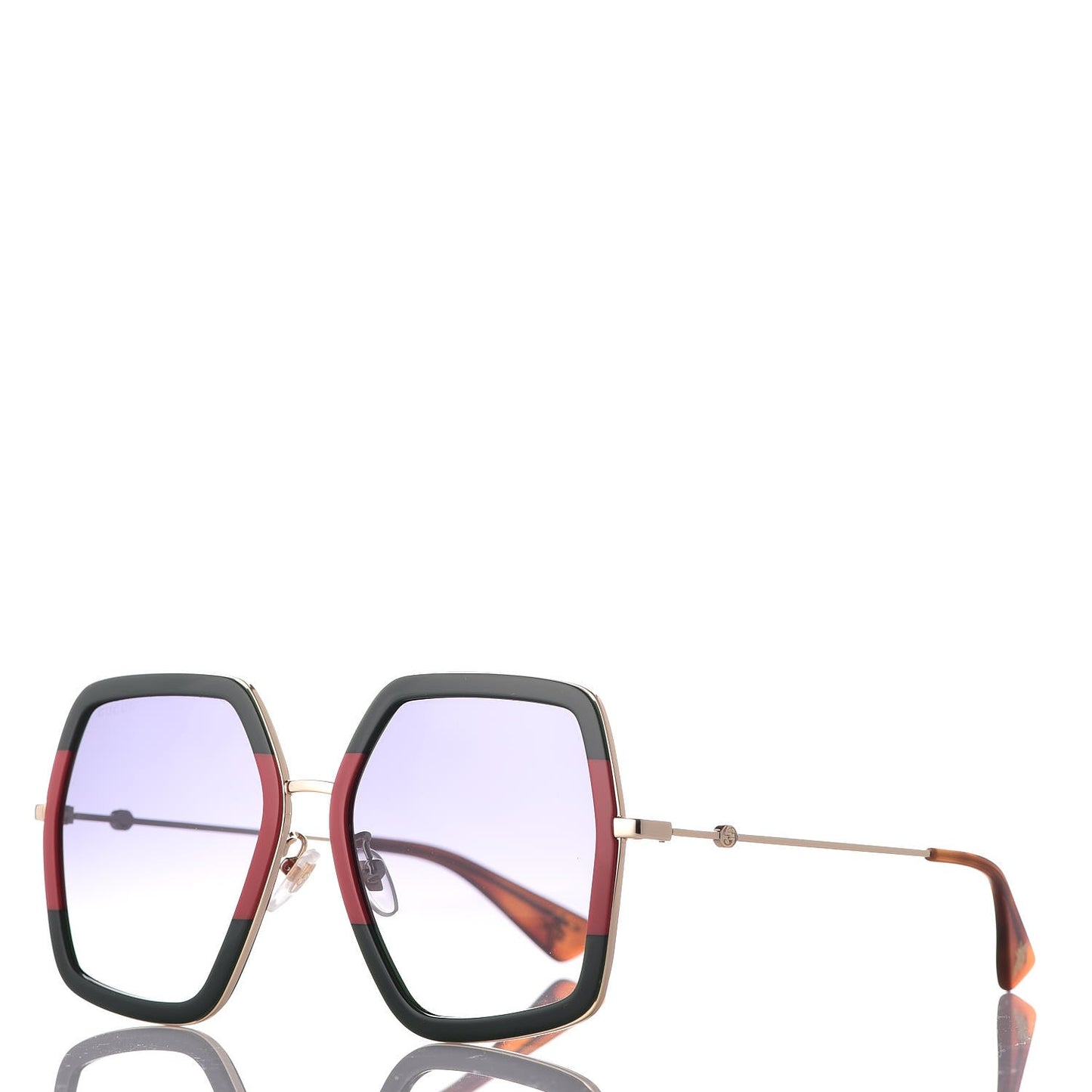 Square Frame Web GG0106S Sunglasses Tortoise