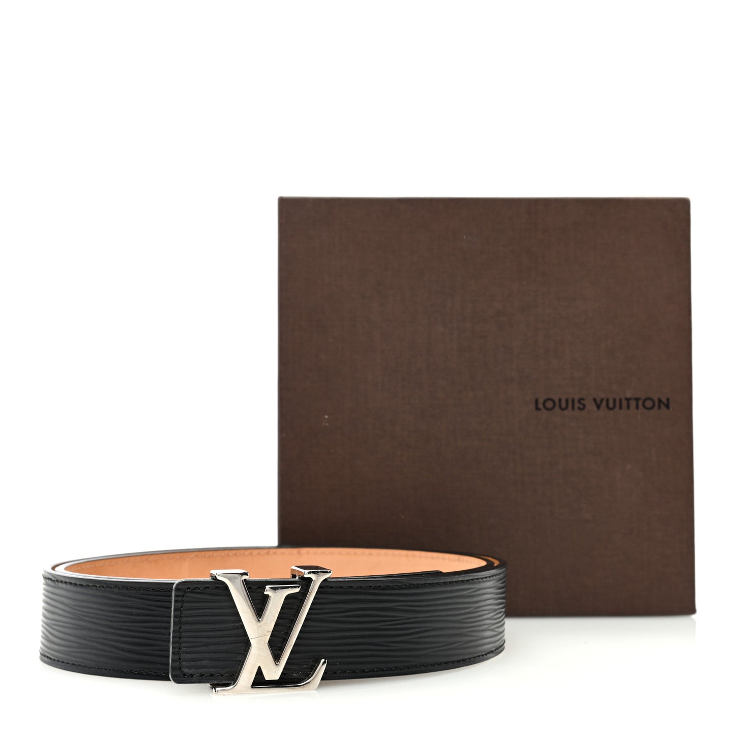 Epi 30mm LV Initiales Belt 85 34 Black