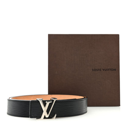 Louis Vuitton Epi 30mm LV Initiales Belt 85 34 Black 6 of 6