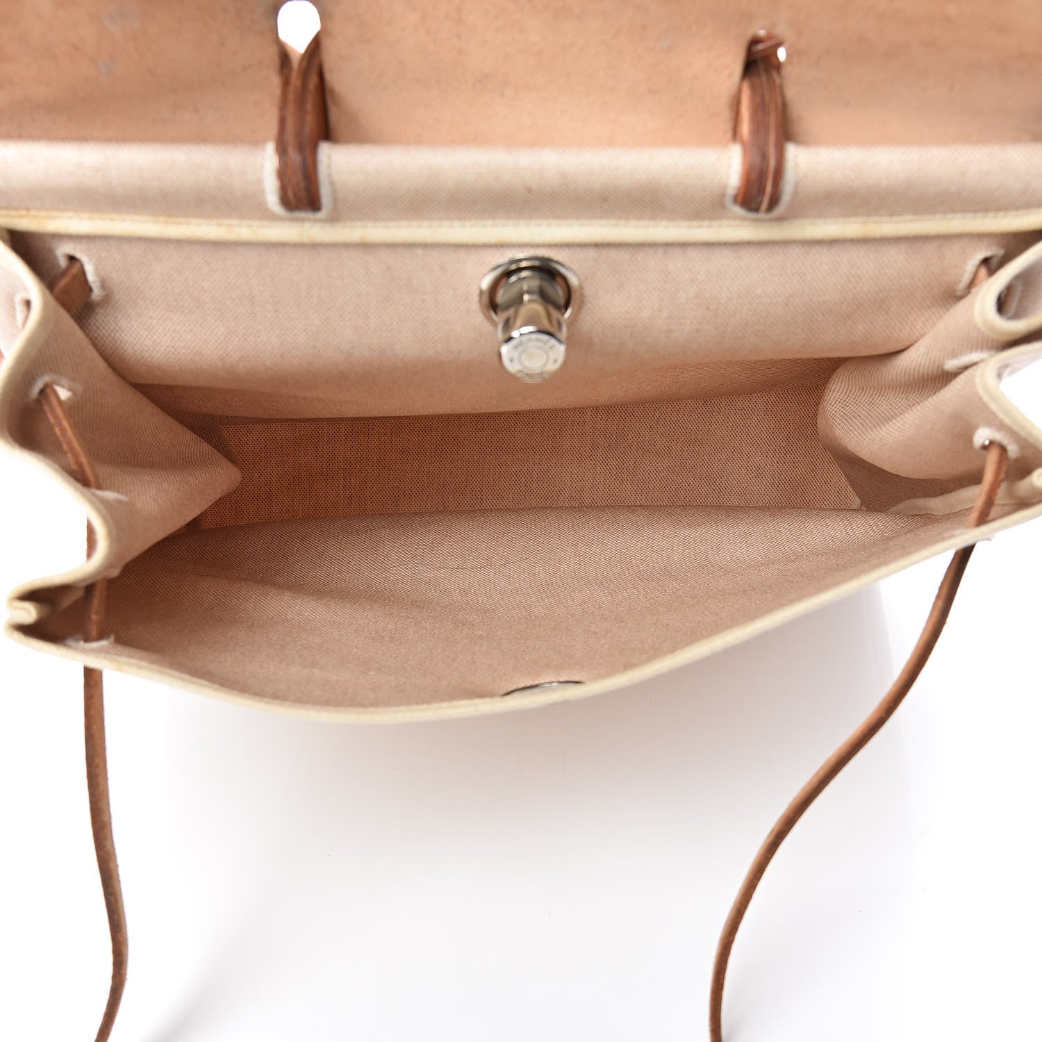 Hermes Toile Vache Calfskin Herbag 39 MM Natural 8 of 22