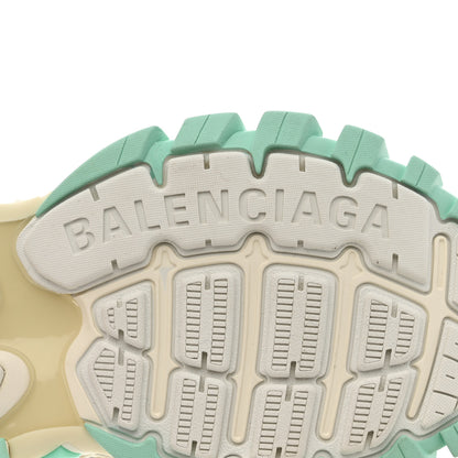 Balenciaga Rubber Mesh Tri-Color Womens Track.2 Open Sneakers 36 Mint Light Beige Grey 8 of 8