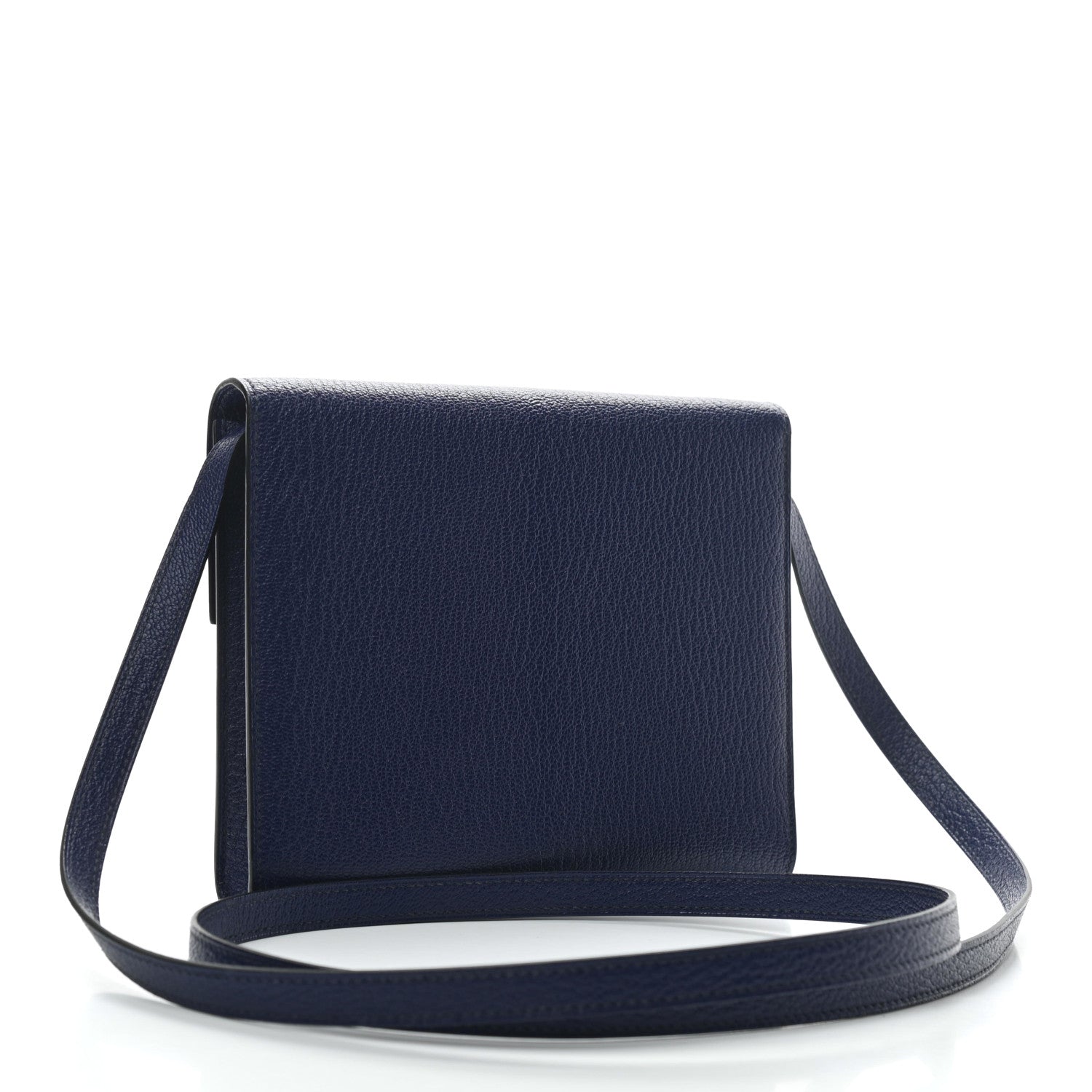 Hermes Chevre Mysore Clic 16 Wallet Blue Encre 2 of 7