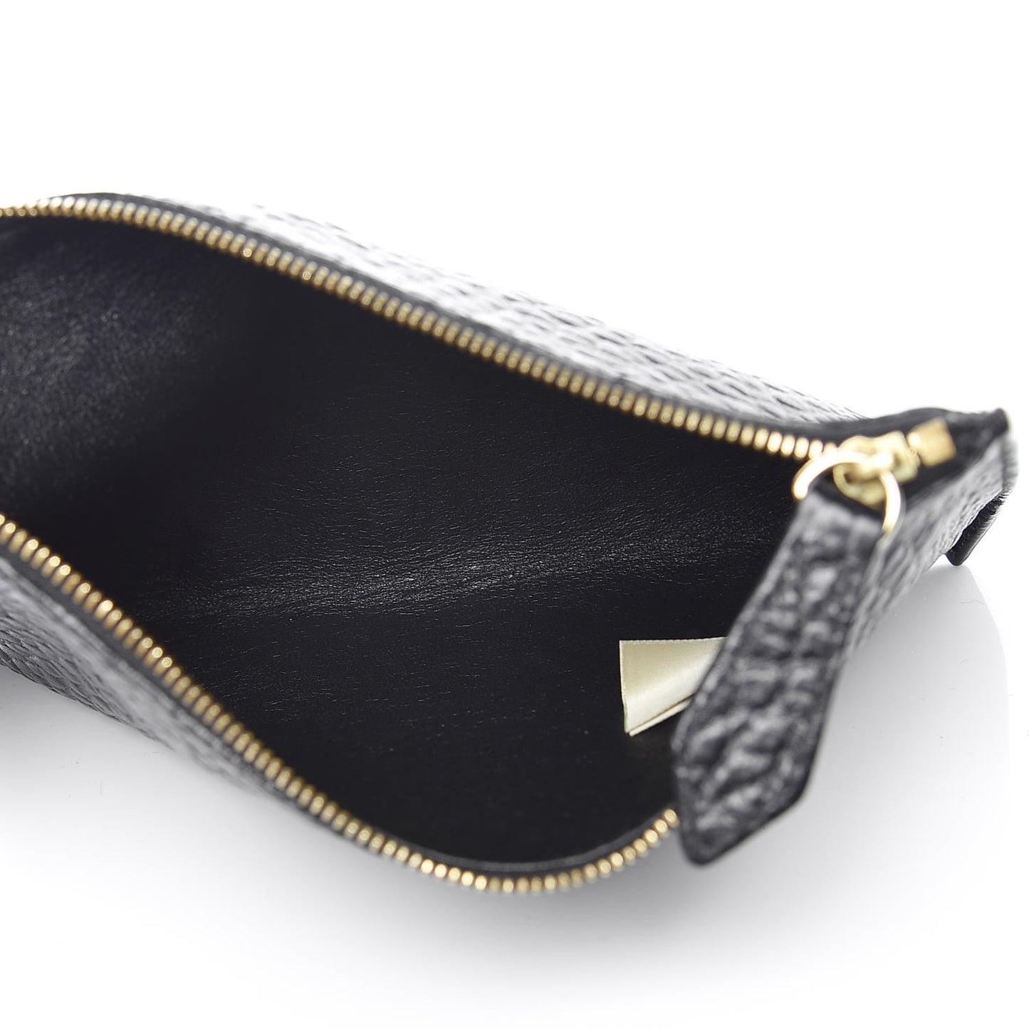 Signature Grain Calfskin Check Embossed Small Canterbury Tote Black