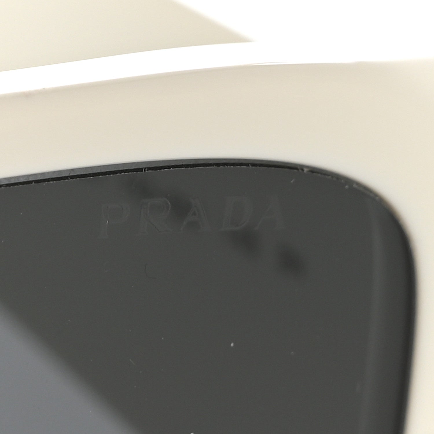 Prada Acetate Symbole Sunglasses SPR 17W White 8 of 9