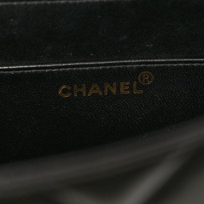 Chanel Lambskin Quilted Briefcase Laptop Bag Black 6 of 11