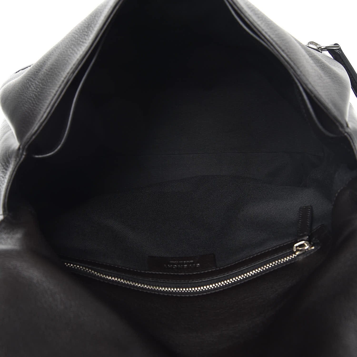 Givenchy Calfskin Studded Medium Pandora Pure Flap Bag Black White 6 of 9