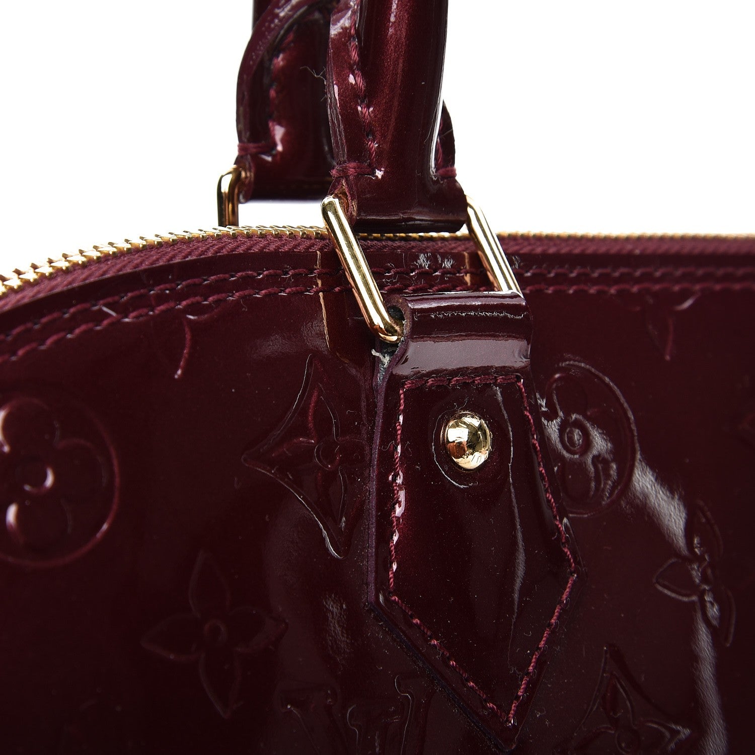Louis Vuitton Vernis Alma GM Rouge Fauviste 10 of 10