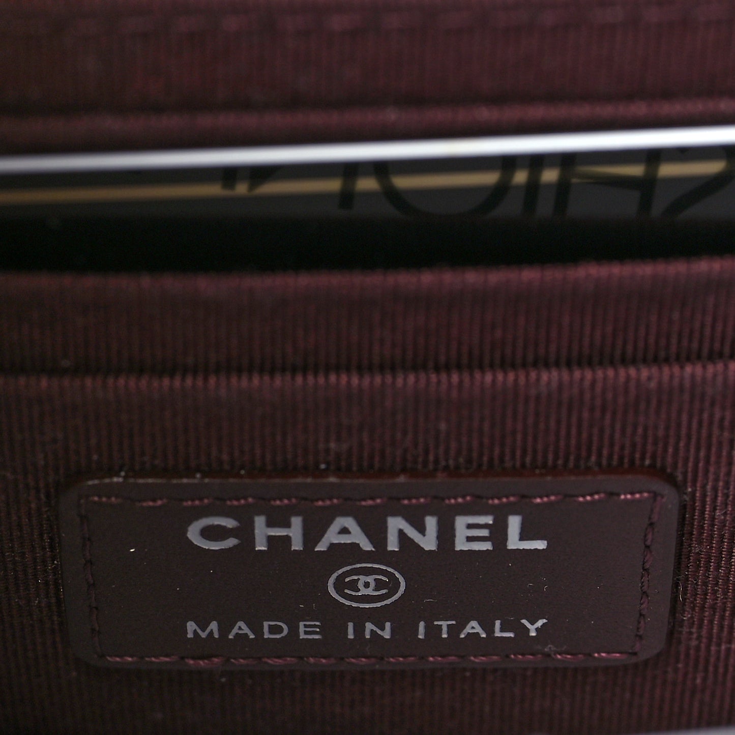 Caviar Quilted Mini Wallet On Chain WOC Black