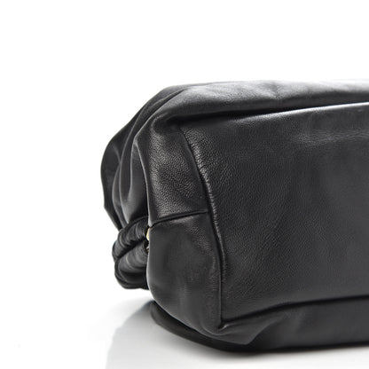 Mansur Gavriel Lambskin Cloud Clutch Black Flamma 7 of 8