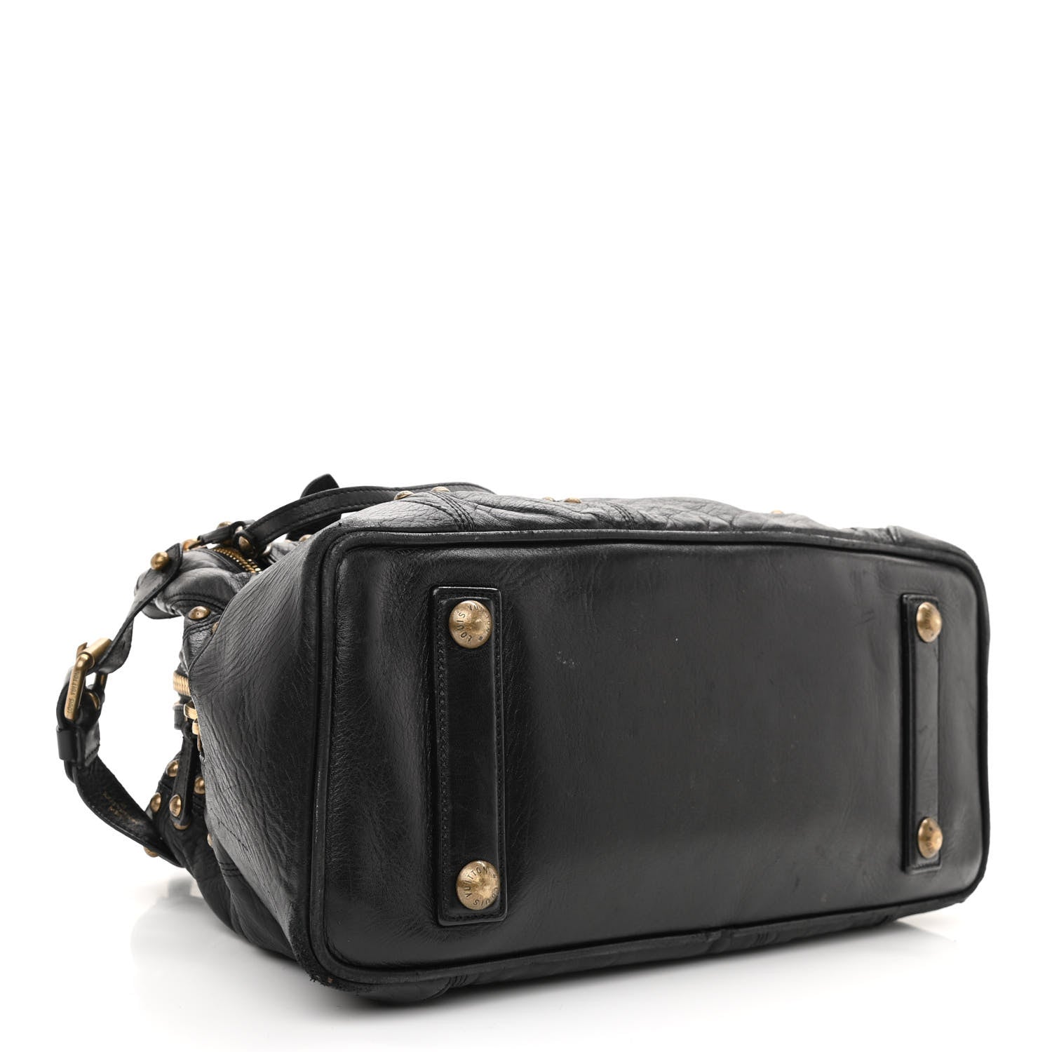 Louis Vuitton Lambskin Riveting Black 4 of 14
